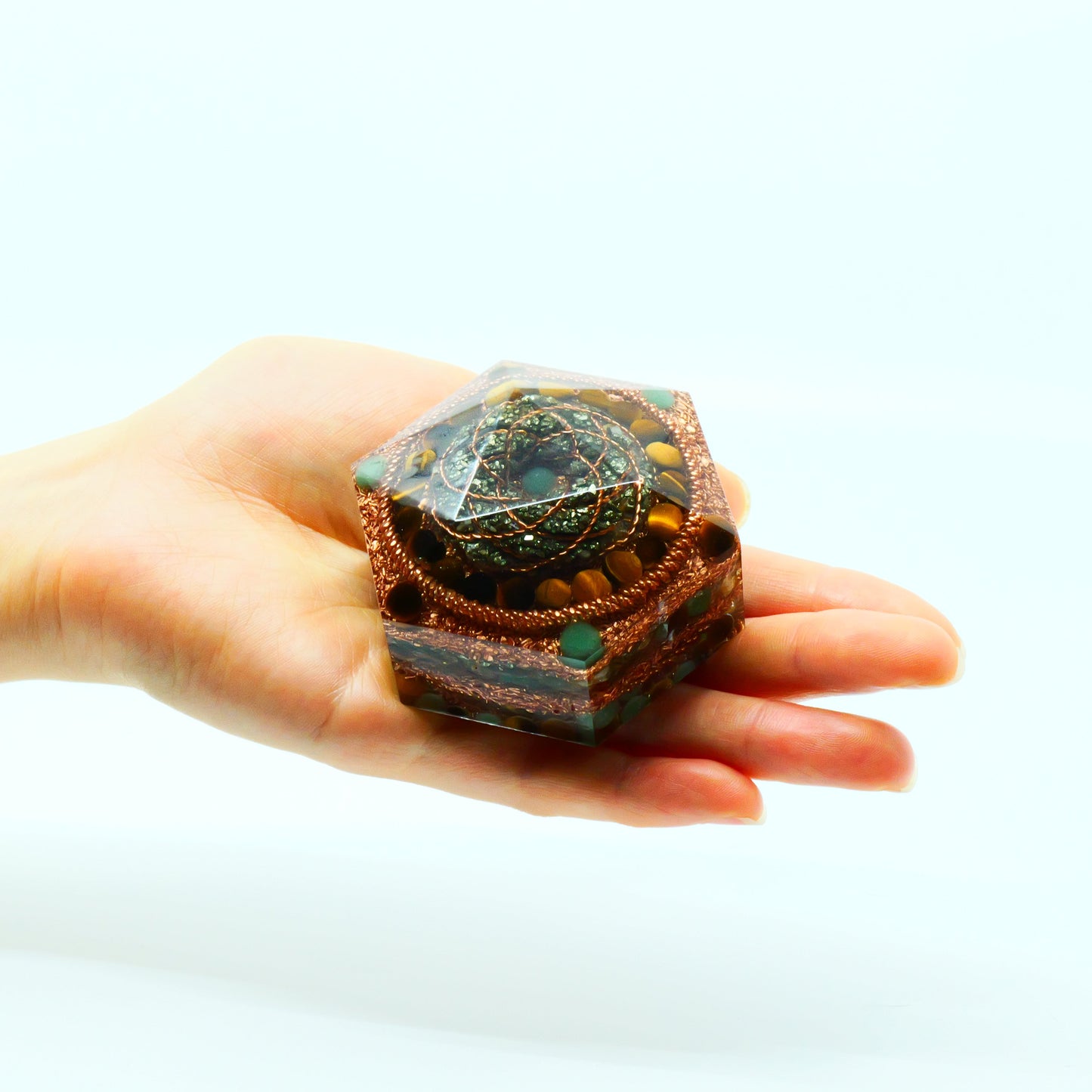 Hexagon — Pyrite Rodin Coil