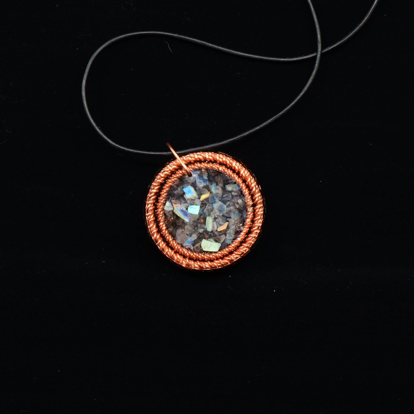 Pocket Orgonite & Necklace — Labradorite