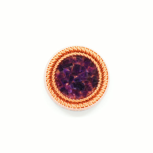 Pocket Orgonite & Necklace — Amethyst