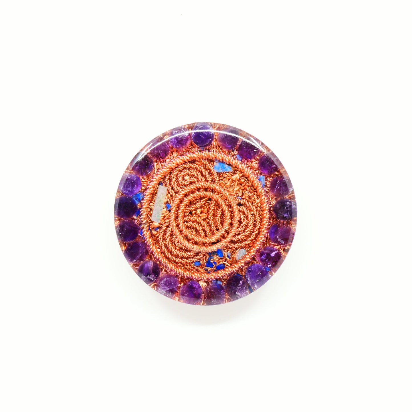 Pocket Orgonite & Necklace — Amethyst