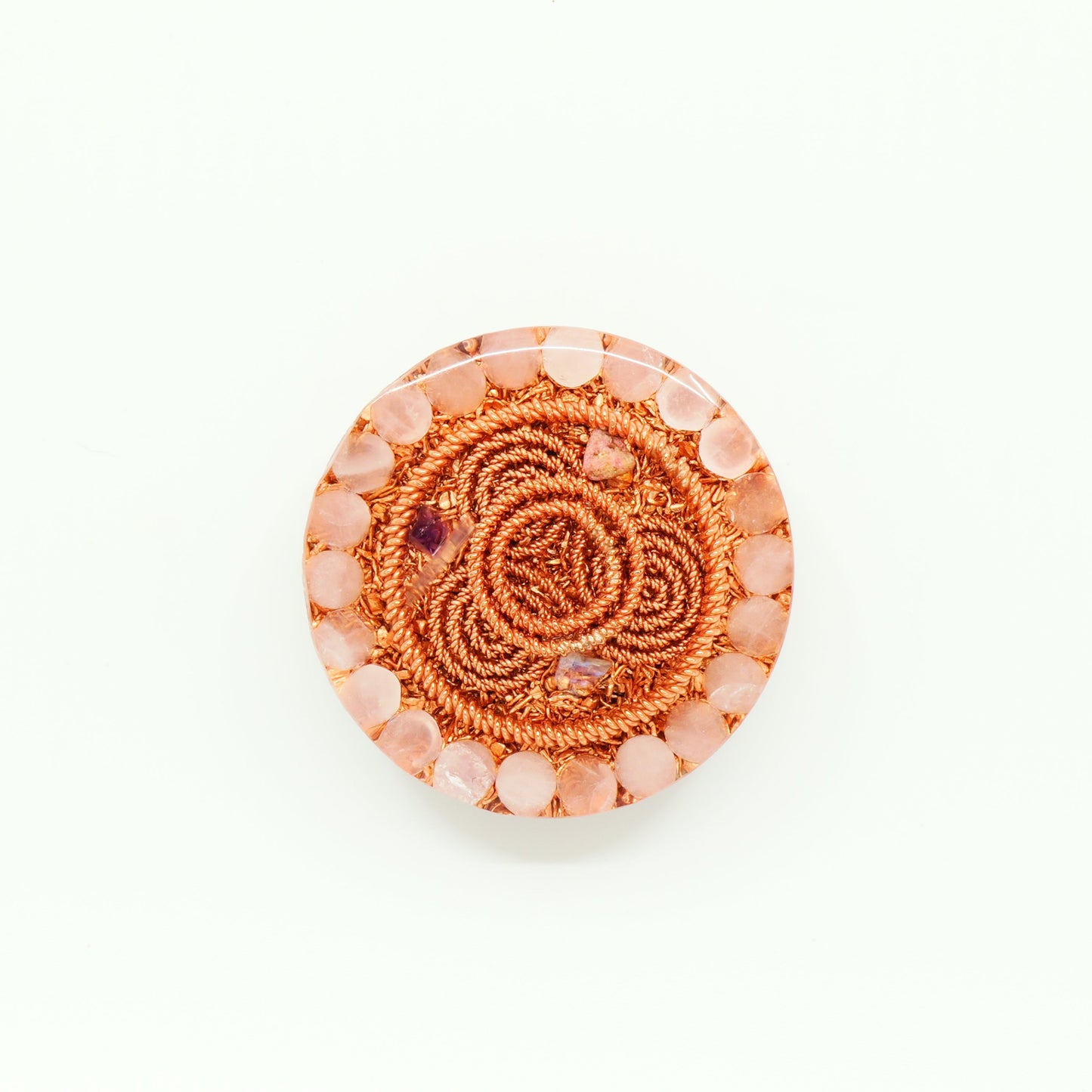 Pocket Orgonite & Necklace — Garnet