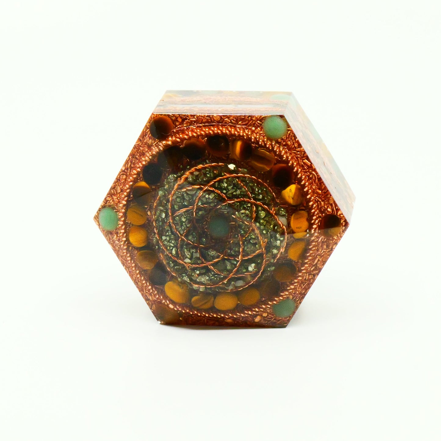 Hexagon — Pyrite Rodin Coil