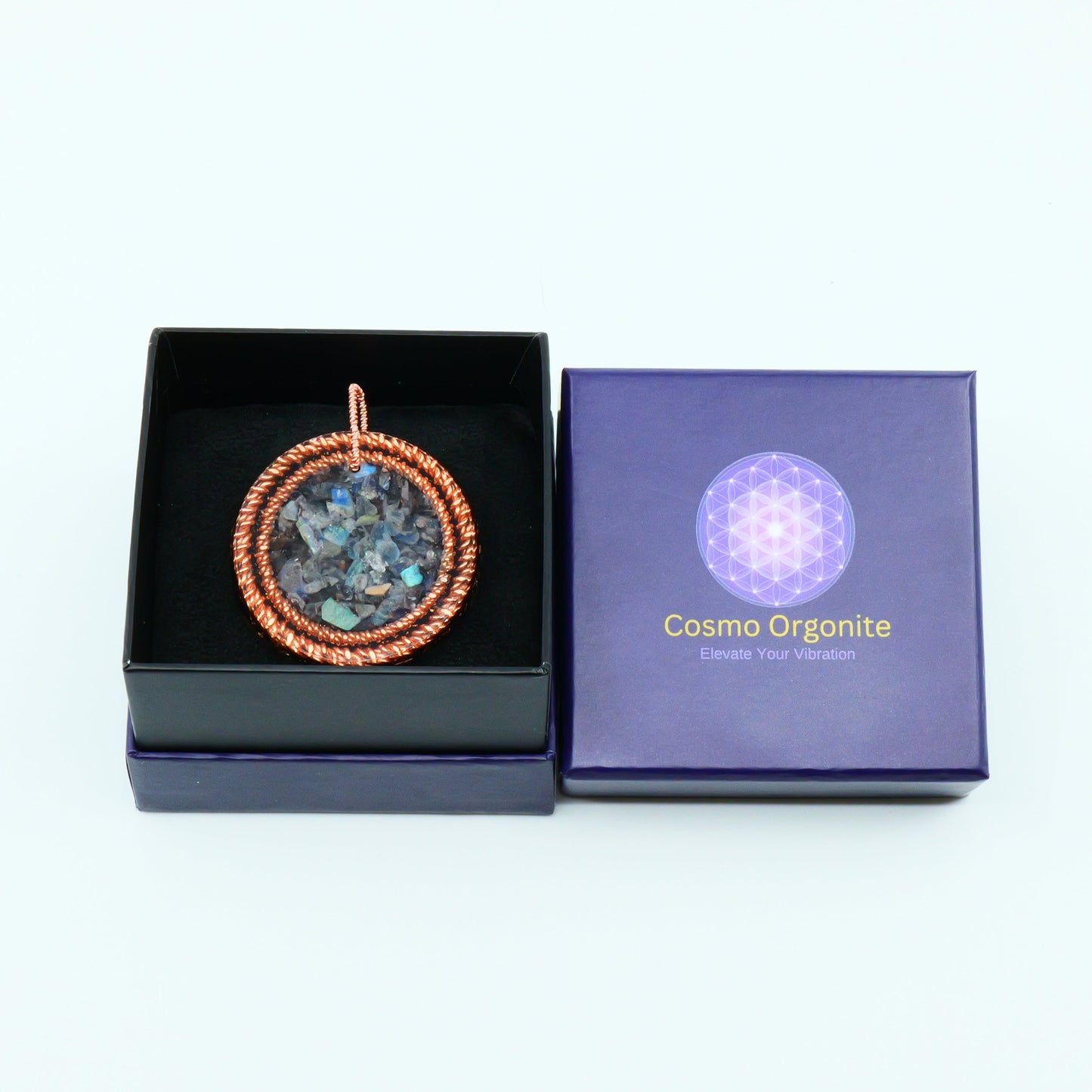 Pocket Orgonite & Necklace — Labradorite