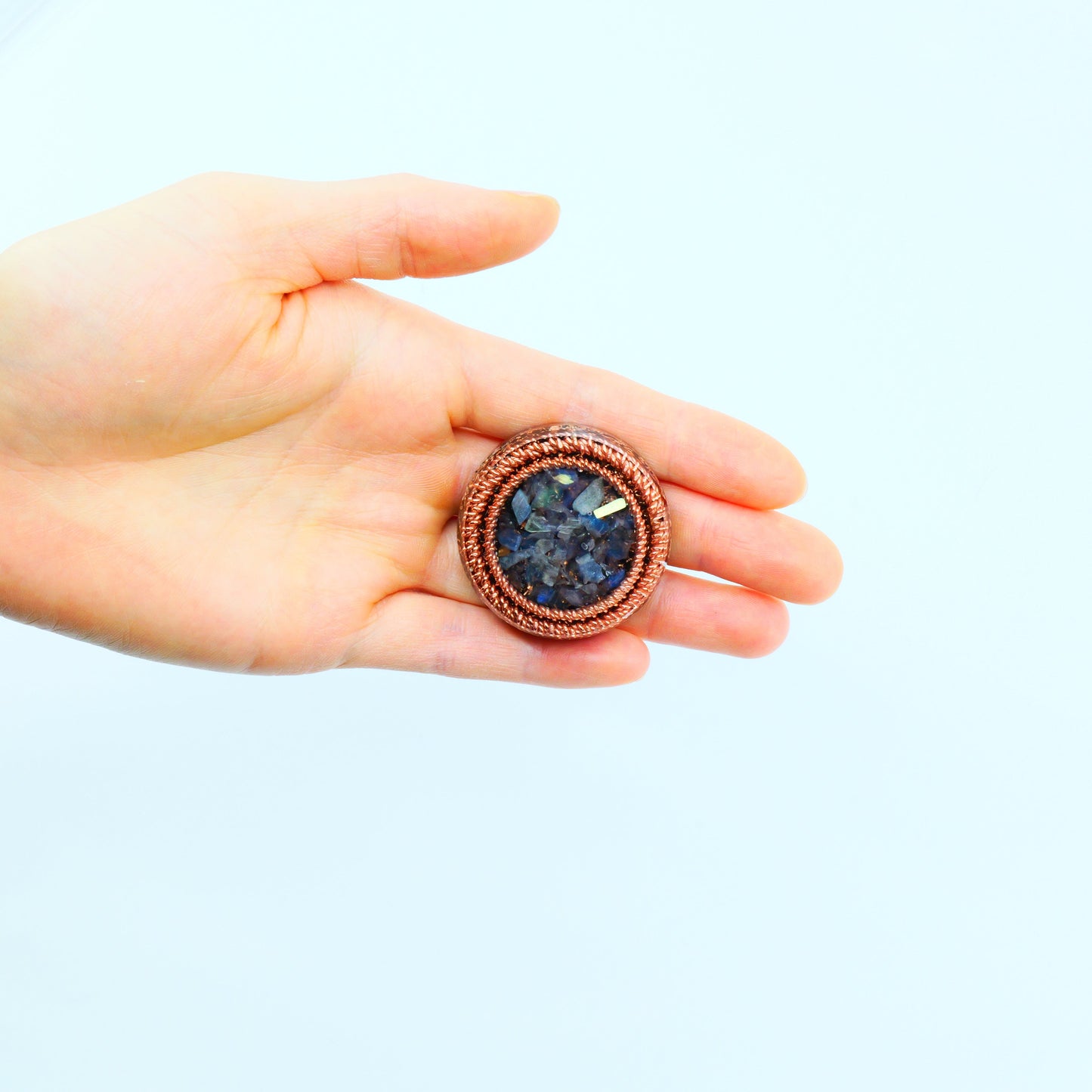 Mini Pocket Orgonite — Labradorite