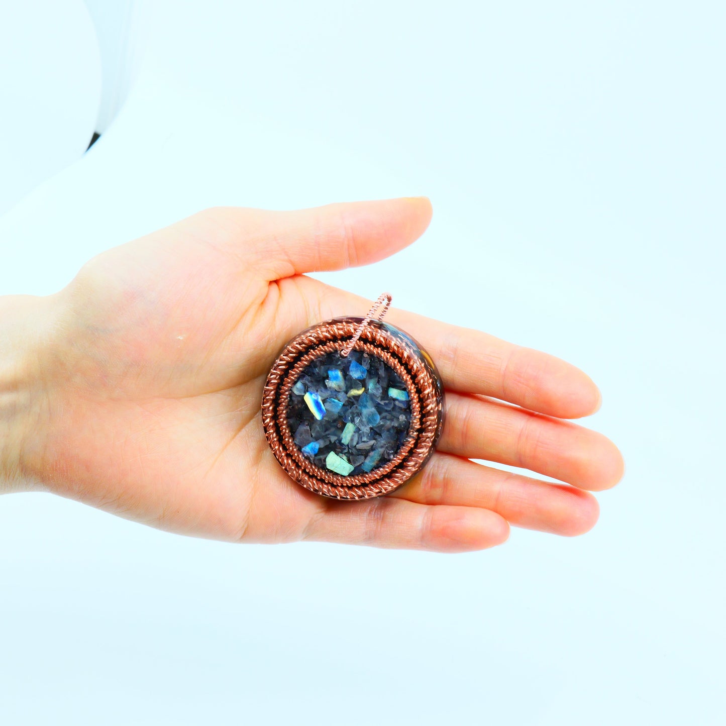 Pocket Orgonite & Necklace — Labradorite