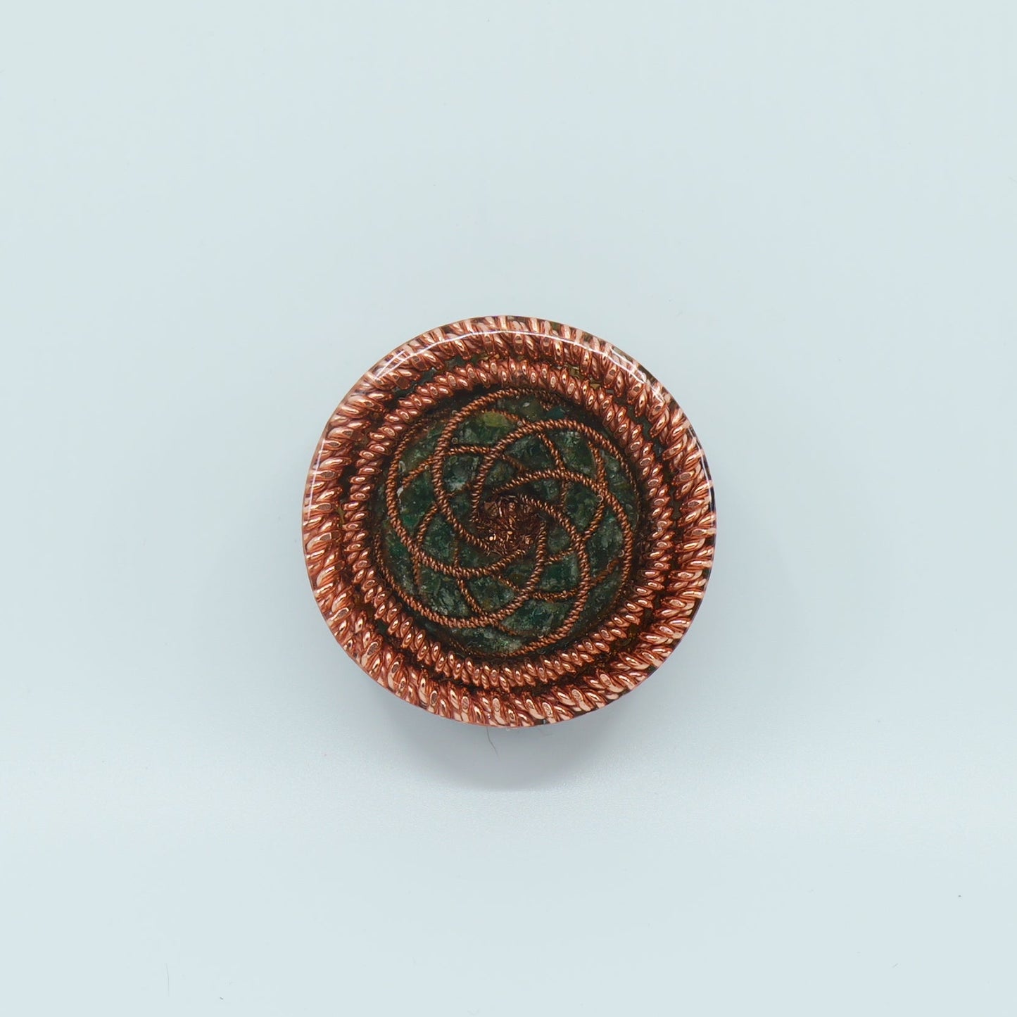 Torus — Green Aventurine Rodin Coil