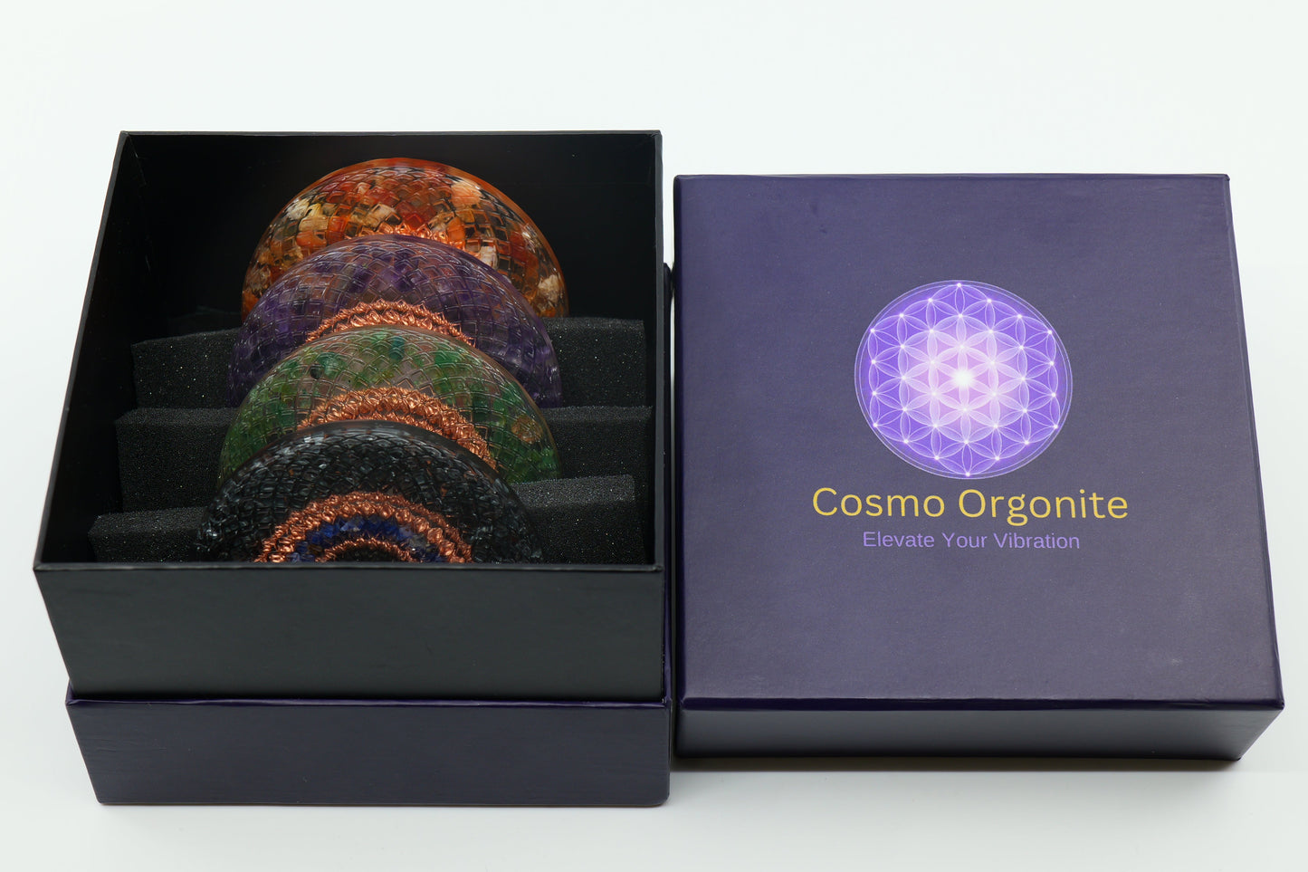 Cosmo Energy Drink Coaster Collection — 4 Piece Set